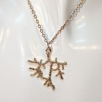 KC Gold Tree Branch Necklace - Image 2