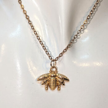 KC Gold Bee Necklace - Image 3