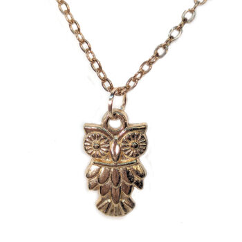 Owl Pendant Necklace KC Gold