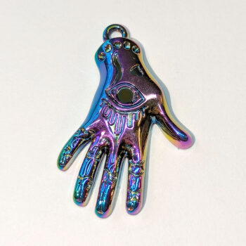 Egyptian Eye Hand Pendant Rainbow