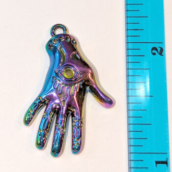 Egyptian Eye Hand Pendant Rainbow - Image 2