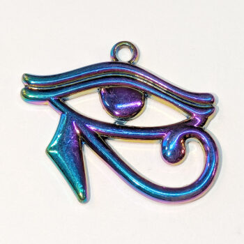 Egyptian Eye of Horus Pendant Rainbow