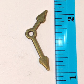 Steampunk Clock Arm Charm Antique Bronze - Image 2