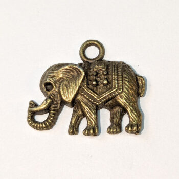 Antique Bronze Elephant Charm