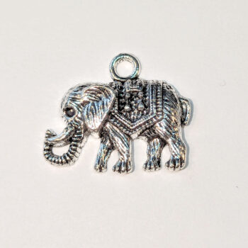 Antique Silver Elephant Charm