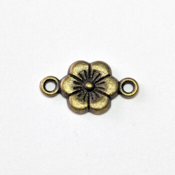 Antique Bronze Small Flower Connector