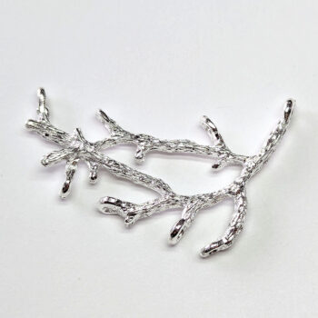 Large Branch Pendant Multi Connector Silver