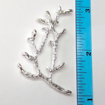 Large Branch Pendant Multi Connector Silver - Image 3