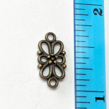 Small Decorative Connector Antique Bronze - Image 2