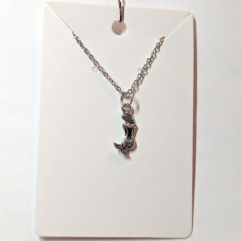 Dainty Mermaid Antique Silver Necklace - Image 5