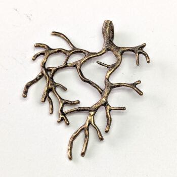 Wild Branches Tree Pendant Antique Bronze