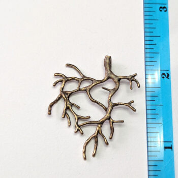 Wild Branches Tree Pendant Antique Bronze - Image 2