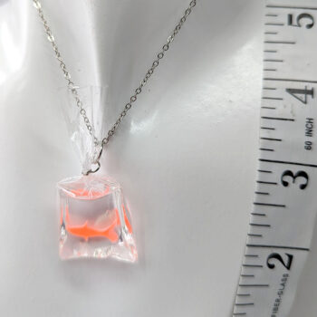 Fish in a Bag Orange Goldfish Fish Resin Necklace - Image 11