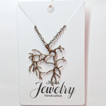 Bronze Tree of Life Wild Branches Necklace - Image 4