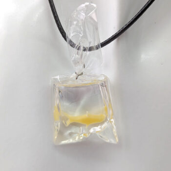 Fish in a Bag Yellow Goldfish Fish Resin Necklace - Image 10