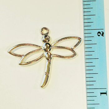 Hollow Dragonfly Pendant Gold - Image 2