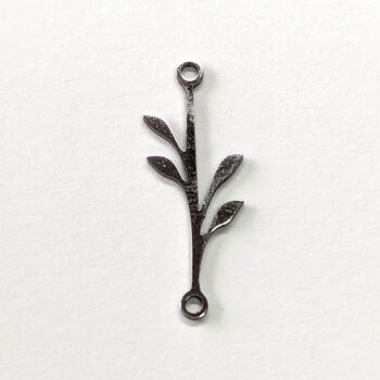 Stainless Steel Branch Flower Stem Leaf Leaves Connector Silver