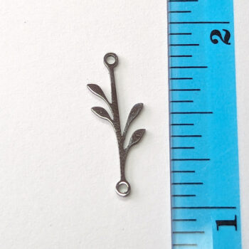 Stainless Steel Branch Flower Stem Leaf Leaves Connector Silver - Image 2