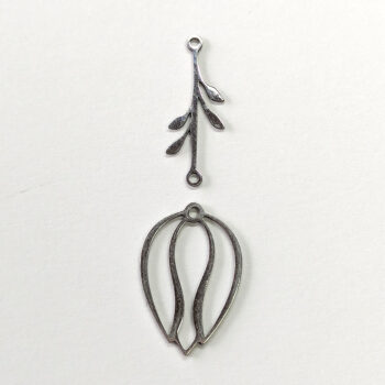 Stainless Steel Branch Flower Stem Leaf Leaves Connector Silver - Image 4