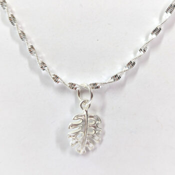 Sterling Silver Twist Chain Necklaces 18" - Image 9