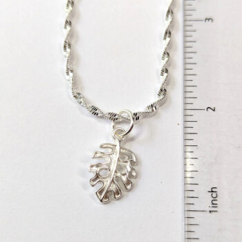 Sterling Silver Twist Chain Necklaces 18" - Image 8