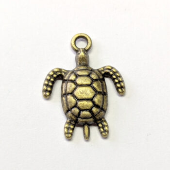 Sea Turtle Charm Antique Bronze
