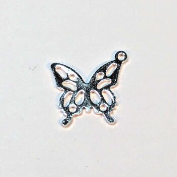 Sterling Silver Angle Butterfly Charm - Image 2