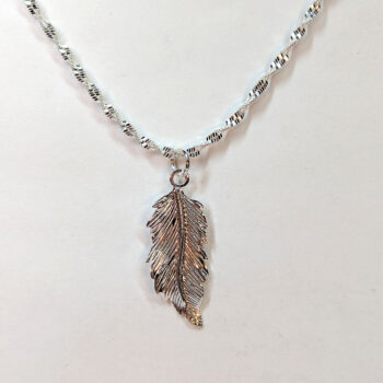 Sterling Silver Necklaces With Leaf 18" - Image 14