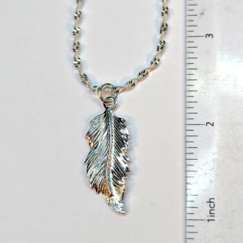 Sterling Silver Necklaces With Leaf 18" - Image 13