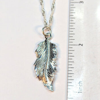 Sterling Silver Necklaces With Leaf 18" - Image 7