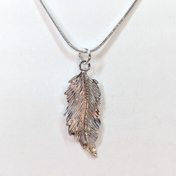 Sterling Silver Necklaces With Leaf 18" - Image 6