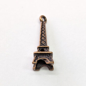 Eiffel Tower 3D Charm Antique Copper - Image 3