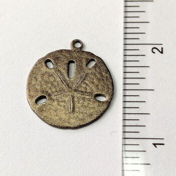 Antique Bronze Sand Dollar Charm - Image 4