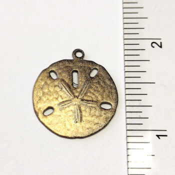 Antique Bronze Sand Dollar Charm - Image 3