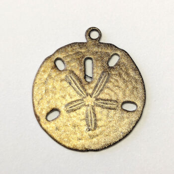 Antique Bronze Sand Dollar Charm - Image 2