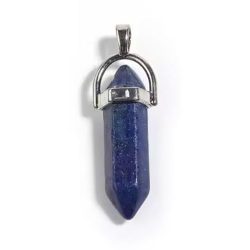Lapis Lazuli Natural Gemstone Hexagonal Pointed Pendant