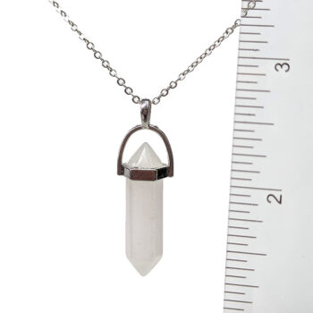 Quartz Crystal Natural Gemstone Hexagonal Pointed Necklace - Image 6