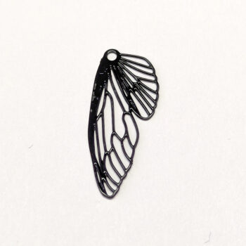 Black Hollow Delicate Butterfly Wing Pendant