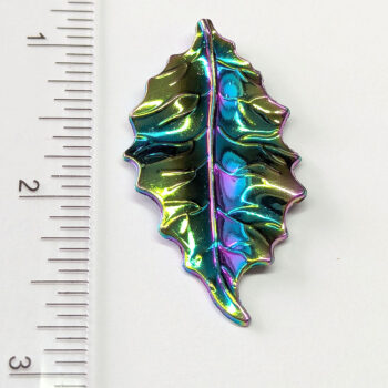 Detailed Leaf Pendant Rainbow - Image 5