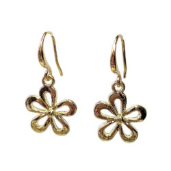 16K Real Gold Plated Daisy Flower Earrings