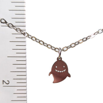 Stainless Steel Halloween Ghost Teeth Silver Earrings - Image 2