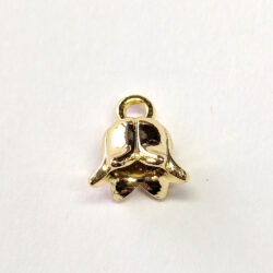 18K Real Gold Plated 3D Tulip Flower Charm