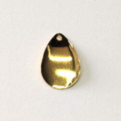 18K Real Gold Plated Teardrop Geometric Charm