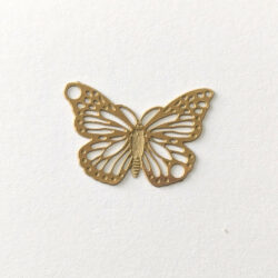 18K Real Gold Plated Stainless Steel Delicate Butterfly Charm