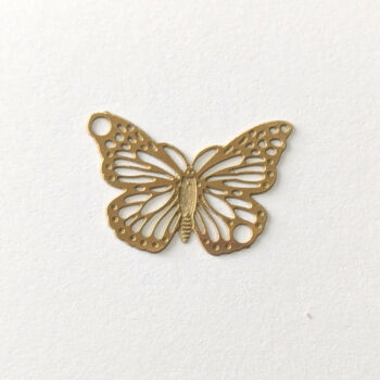 18K Real Gold Plated Stainless Steel Delicate Butterfly Charm