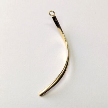 18K Real Gold Plated Stainless Steel Twist Geometric Charm