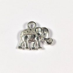 Silver Small Elephant Charm