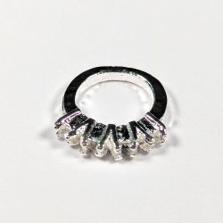 Sterling Silver Wedding Ring Band Charm