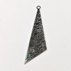 Sterling Silver Plated Geometric Irregular Triangle Charm