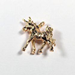 18K Real Gold Plated Unicorn Charm